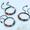 Healing Crystal Chakra Energy Bracelet