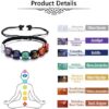 Healing Crystal Chakra Energy Bracelet