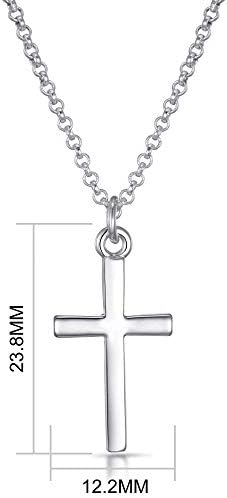 Silver Plated Cross Necklace
