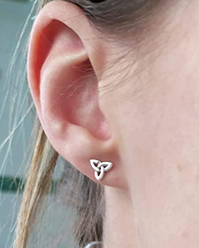 Sterling Silver Celtic knot Stud Earrings -  6mm (APPROX