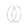 Classic Sterling Silver Hoop Earrings – Hypoallergenic, Durable, and Stylish