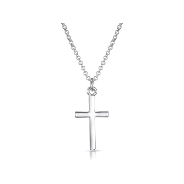 Silver Plated Cross Necklace