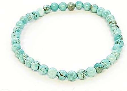 Natural Turquoise Healing Gemstone Bracelet 4mm Beads