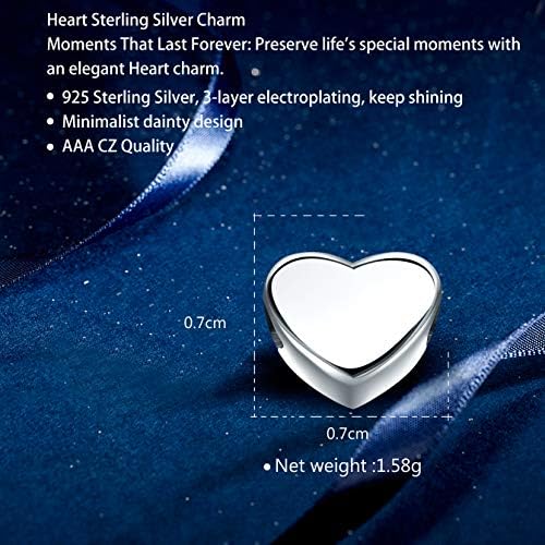8mm Strawberry Quartz Bracelet with Sterling Silver Heart Charm